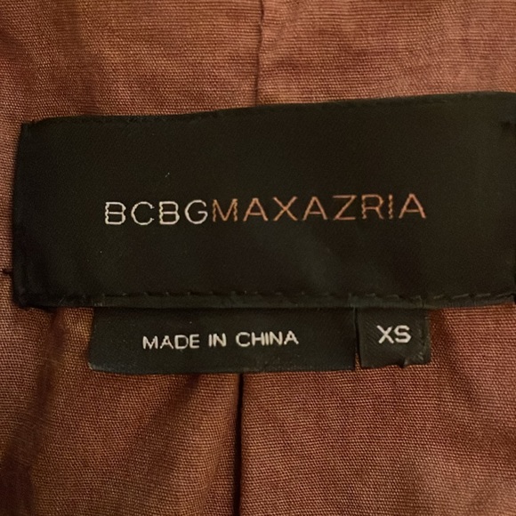 BCBG Max Azria leather crop blazer - Picture 3 of 5